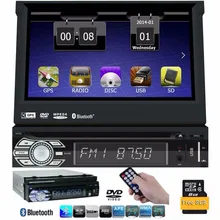 7 inch 1 Din Car DVD Player GPS Navigation multimedia Universal car bluetooth touch screen Auto Radio Audio Stereo without TV