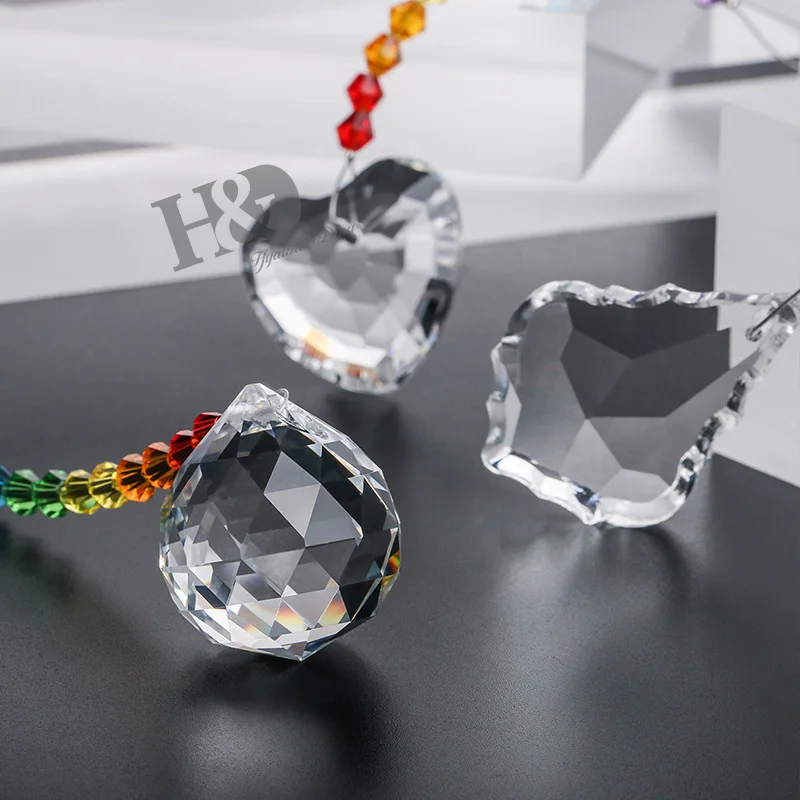 45mm Round Clear Crystal Prisms Suncatcher Pendants Decor Accessories For Chandelier Parts DIY Home Wedding Decor Accessories 45mm Round Clear Crystal Prisms Suncatcher Pendants Decor Accessories For Chandelier Parts DIY Home Wedding Decor Accessories