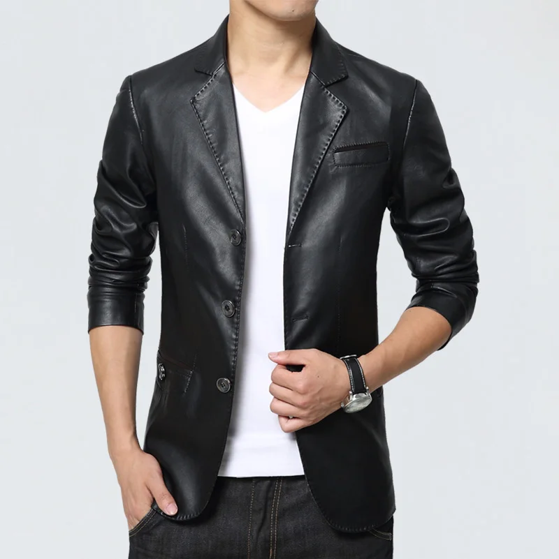Mens Dress Leather Jacket Jacket To