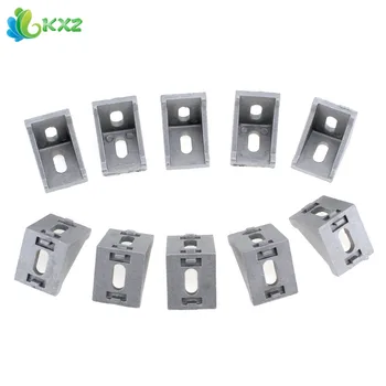 

10pcs! 3030 System Aluminium Angle Code Nut Hole Connector Fastener Support T-slot 2835 Triangular Frame for The Flow Profile