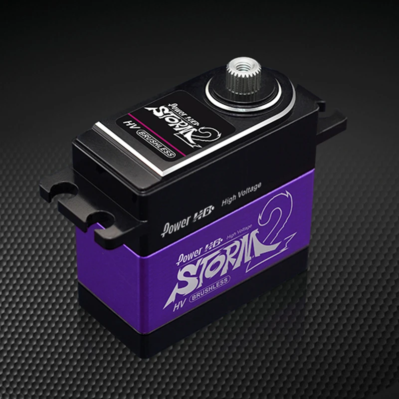 POWER HD STORM-2 brushless 37KG large torque metal gear digital servo compatible with FUTABA & SAVOX