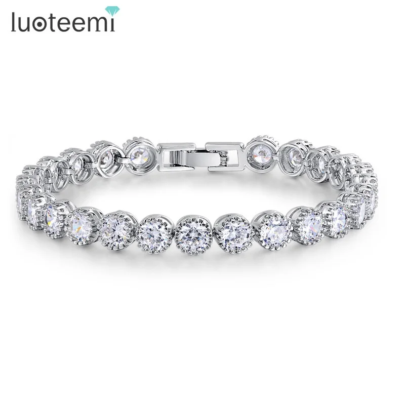 LUOTEEMI Фабрика оптовая продажа роскошный новый дизайн кубический цирконий