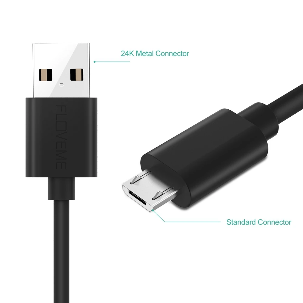 FLOVEME Micro USB кабель 2A Быстрая зарядка USB кабель для передачи данных для samsung Xiaomi huawei Tablet usb зарядный шнур Microusb зарядный кабель