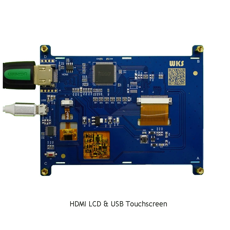HF 800*480 HD HDMI 5 дюймовый USB сенсорный экран дисплей TFT ЖК панель модуль для Banana Pi Raspberry