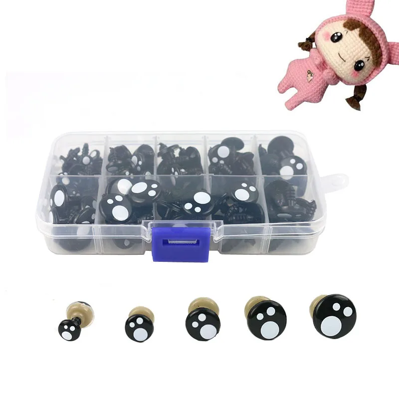 362Pcs Plastic Safety Eyes And Noses Craft Doll Eyes And Noses Teddy Bear  Nose Needle Felting