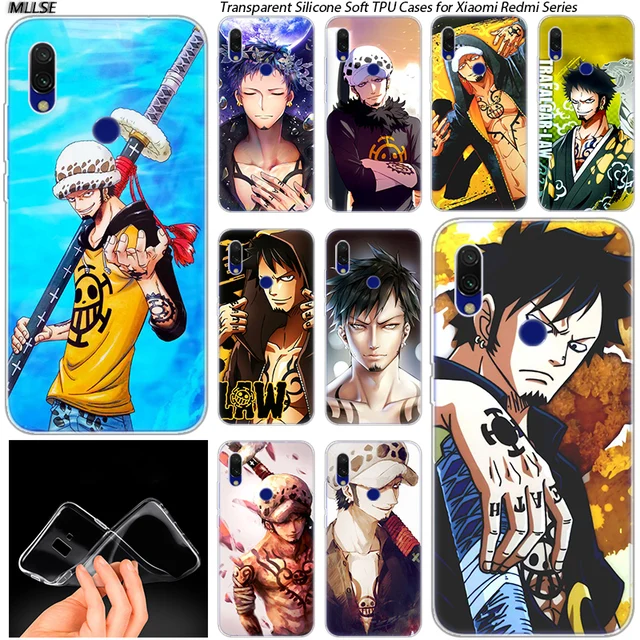 US $1.64 Anime One Piece Trafalgar Law Hot Silicone Case for Xiaomi Redmi K20 7 7A 5 5Plus 6 6A S2 Note 8 7 