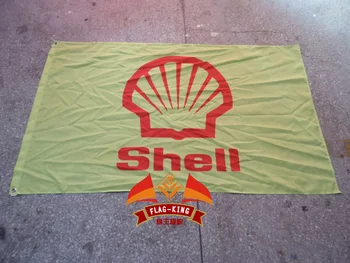 

Shell Rimula series engine oil brand logo flag ,free shipping,90X150CM size polyester,flag king,oil banner