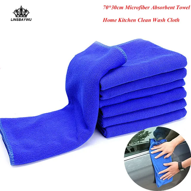 1Pcs Fine Microfiber Cleaning Cloth Wiping Dust Lint Free Microfiber Cleaning Towel for Kitchen