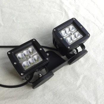

2x 18w Spot/Flood Led External Car light 12v 24v 4x4 truck head light Aux fog lamp Magnetic Offroad driving Led work light bar