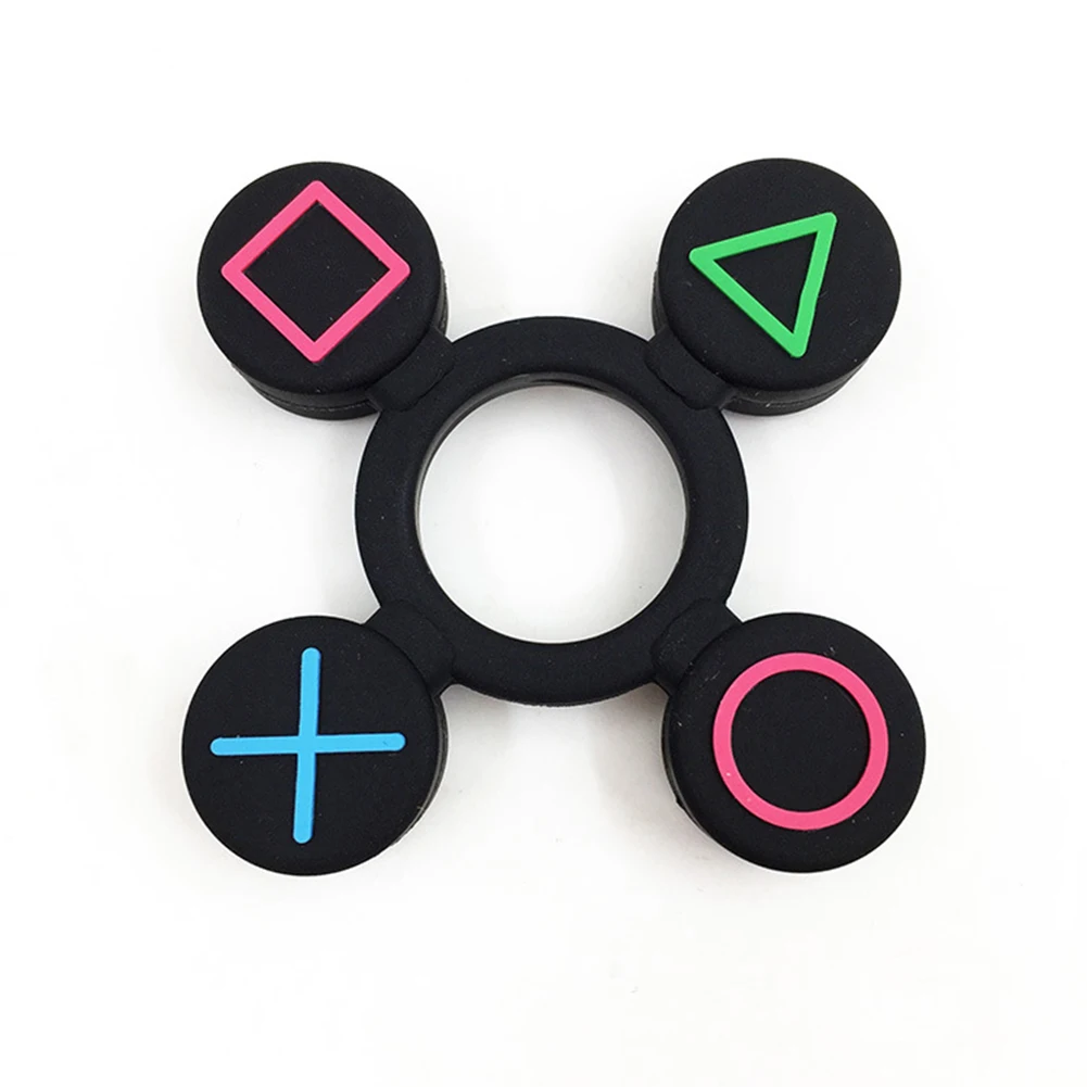 

Geometric Fidget Silicone Hand Spinner Finger Toy EDC Focus Fingertip Gyro Gift