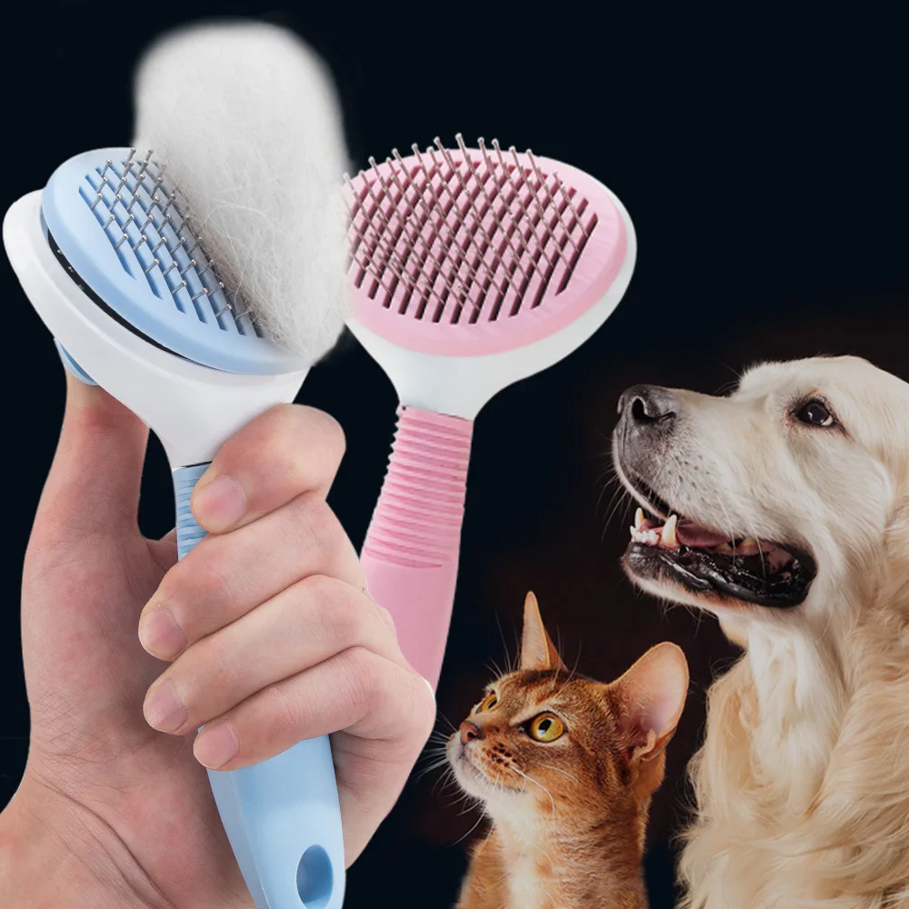 Hipidog кошка собака расческа для волос гребень домашних животных мех линяет