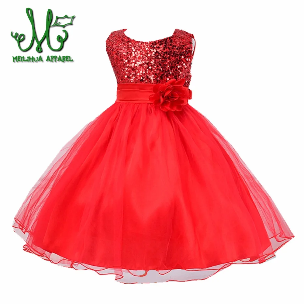 Flower Girl Dress For Wedding Party Petals Tulle Dresses Teen Girls