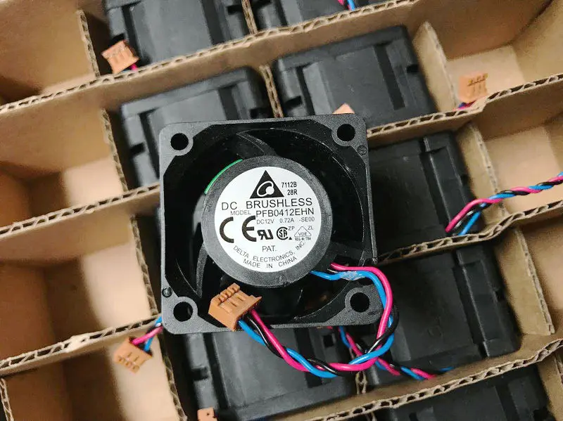 Вентилятор охлаждения DELTA 4028 12V 0.72a PFB0412EHN -SE00 3 провода 40*40*28 мм бесплатная доставка