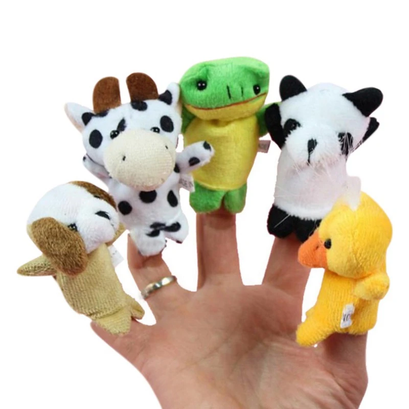 10 pcs/lot Finger Family Puppets Set 