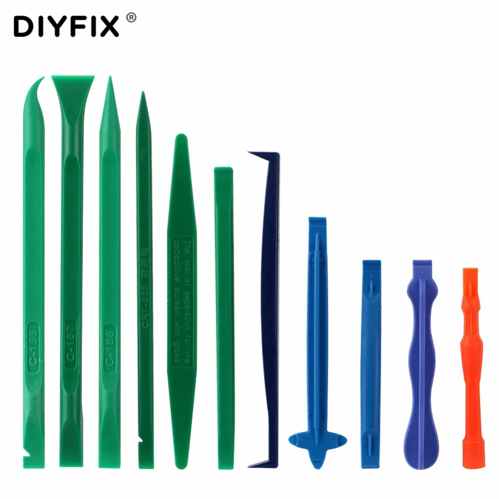 DIYFIX 25 в 1 Набор инструментов для ремонта, Набор отверток, пластиковый инструмент для открывания Spudger для мобильного телефона, планшета, ПК