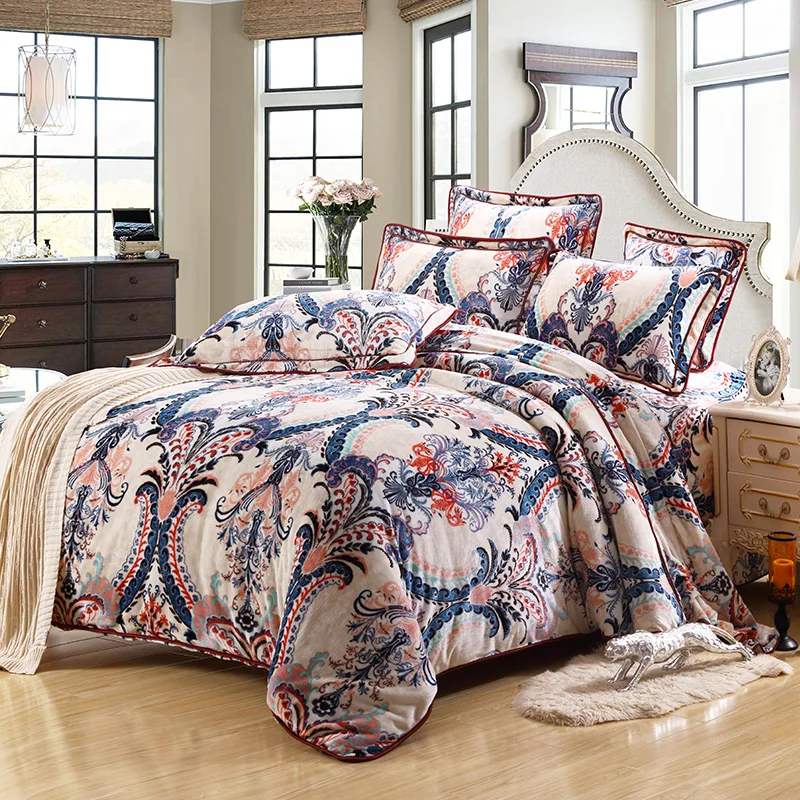 Комплект постельного белья из флисовой ткани с изображением бабочек|bed linen|butterfly