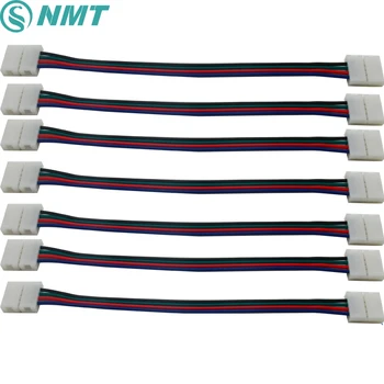 

200pcs 4Pin Connecting Corner 4pin RGB Connector PCB Adapter for 10mm SMD 5050 3528 RGB LED Strip Light
