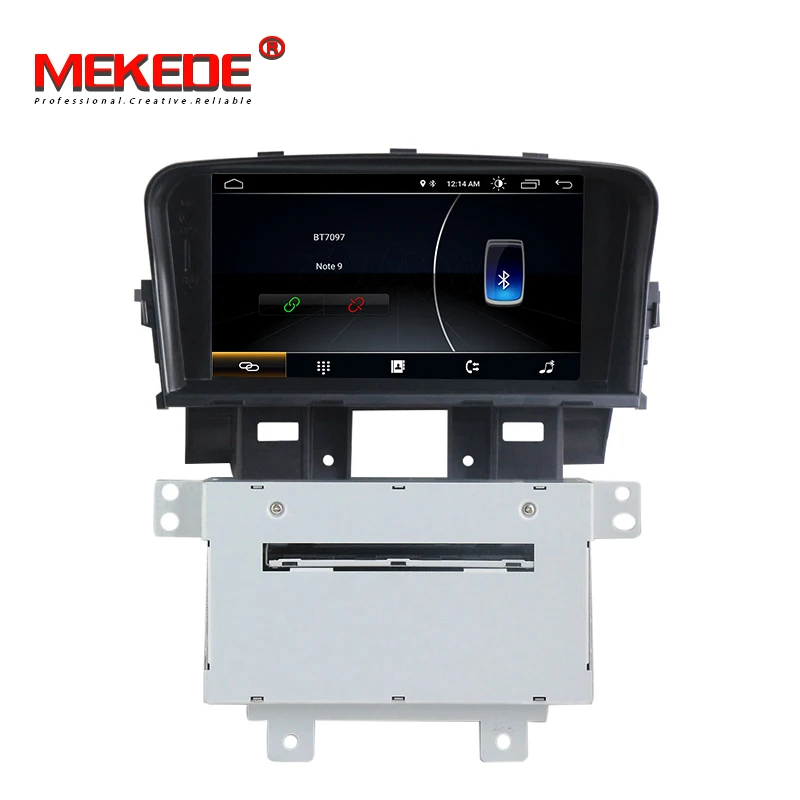 Top MEKEDE HD Car Radio Multimedia Video Player Navigation GPS Android 8.1 For Chevrolet CRUZE accessories sedan dvd 2011-2014 2