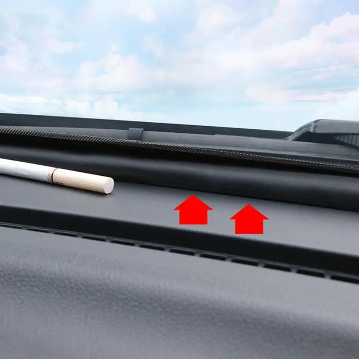 1,6 м резиновая Звукоизоляционная Пылезащитная уплотнительная полоса для Авто приборной панели автомобиля Лобовое стекло NR