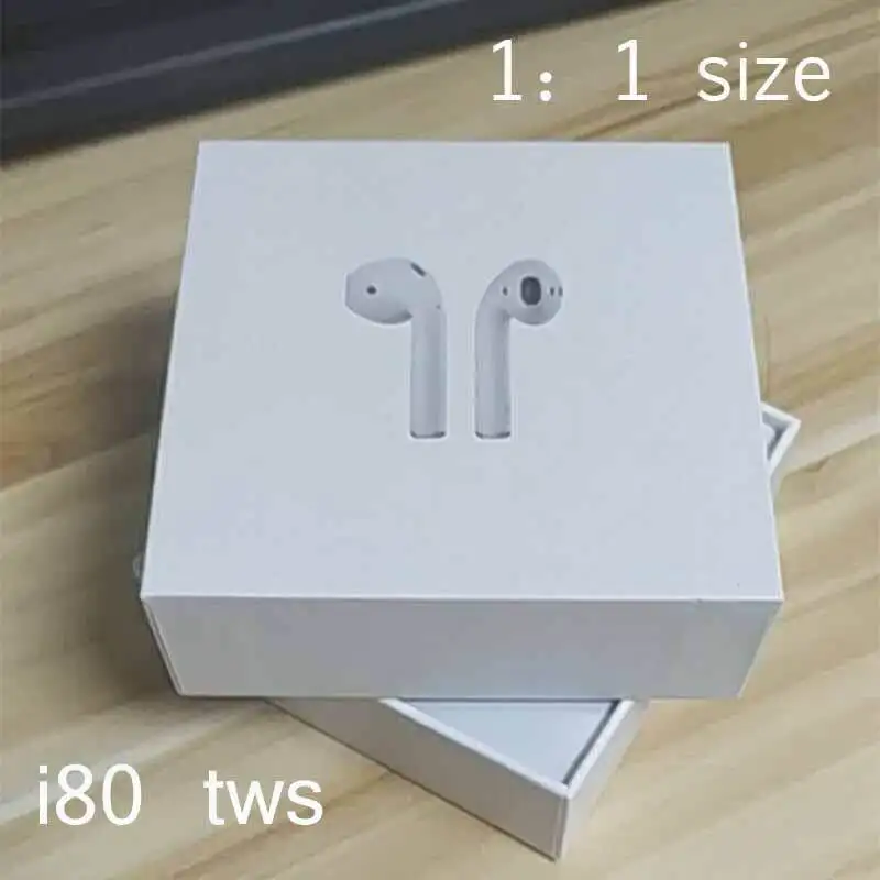 i80 TWS Оригинал AirPods НОВИНКА 2019 беспроводные bluetooth-наушники с сенсорным управлением - цена