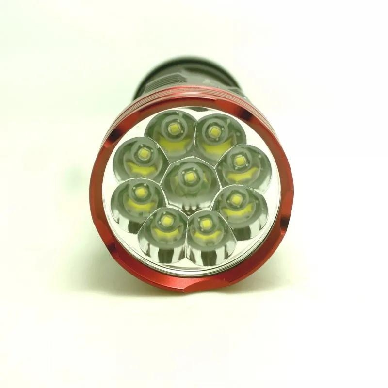Светодиодный фонарик Tinhofire King 9T6 15000 люмен светодиодный 9 x CREE XM L T6 для кемпинга