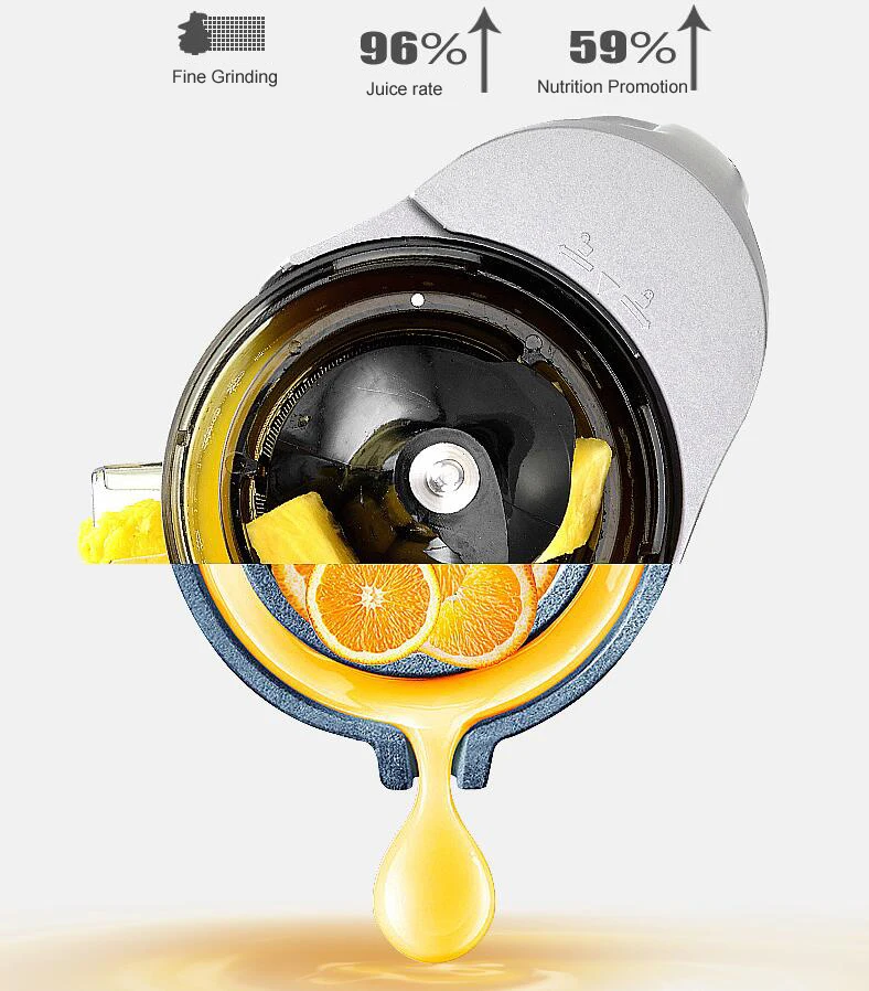 GERMAN Technology Large Mouth Slow Juicer