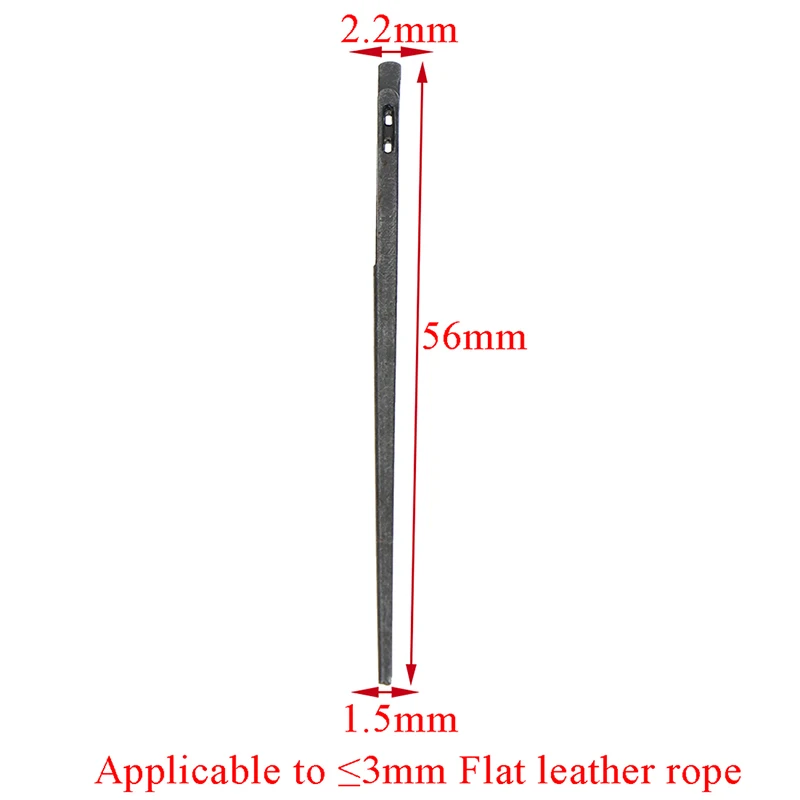 Инструмент для рукоделия, кожаное вязание, игла с двойным отверстием, кожаная веревка, кружевная игла, ручная игла