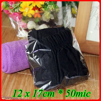 

1000pcs/lot 12 x 17cm*50mic Self Adhensive Seal Plastic Packaging Bag,Clear OPP Poly Bag,Transparent OPP Clothes Packaging