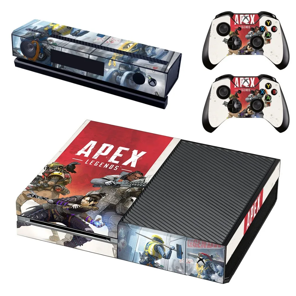 Новая наклейка на кожу для консоли Xbox One и контроллеров Kinect 2 виниловая APEX