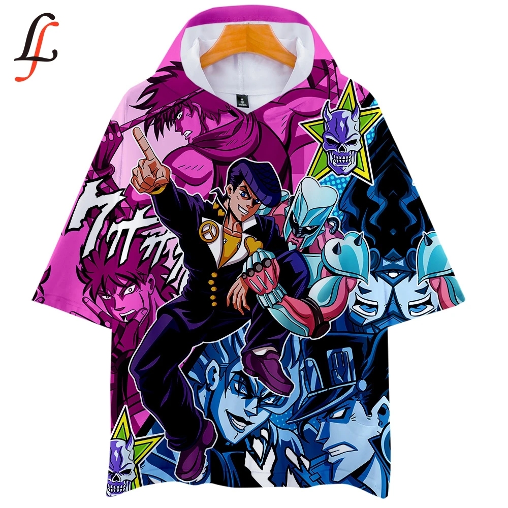JOJO 3D толстовки футболки модная летняя мягкая повседневная футболка с коротким