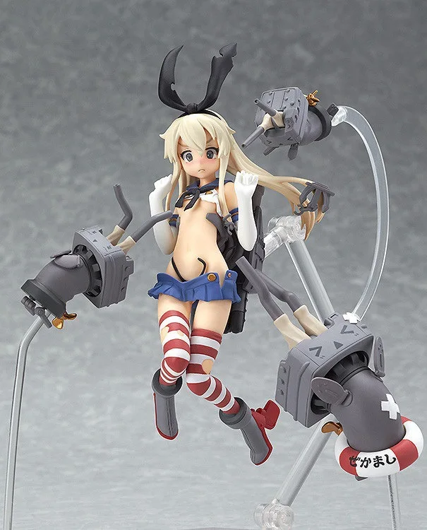 

Action Figure shimakaze even mounted gun collection figma214 PVC 15cm sauce fleet Mother Ship Island Wind Collectible Model