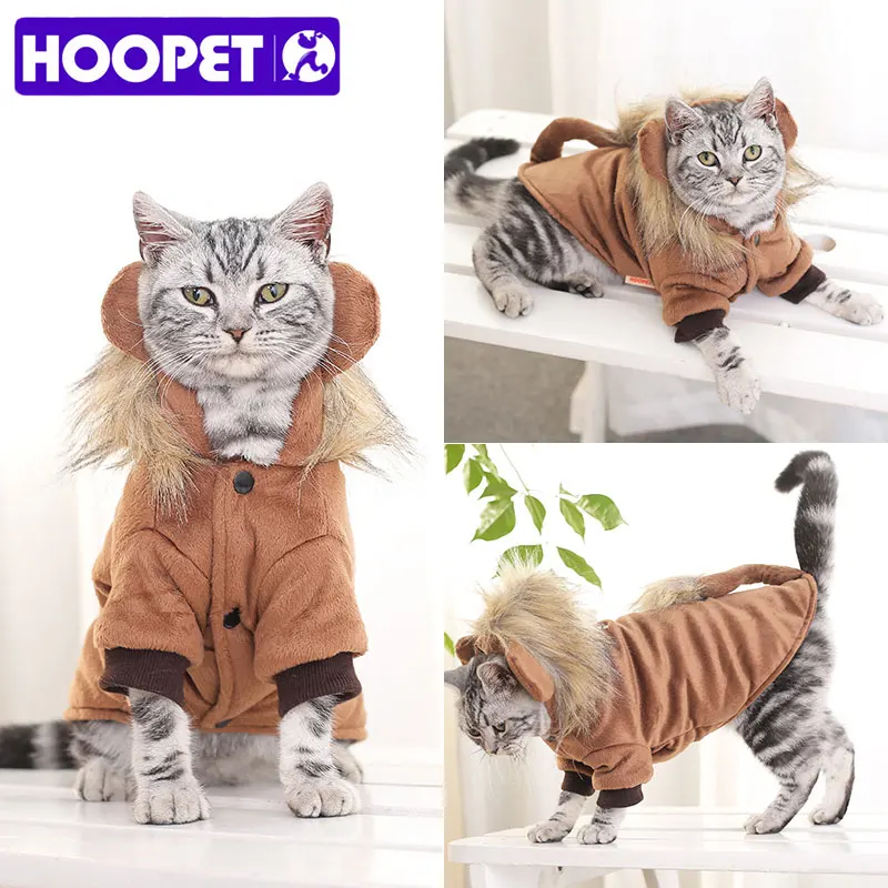Одежда для собак HOOPET, одежда для щенков, кошек, осенняя и зимняя одежда для домашних животных