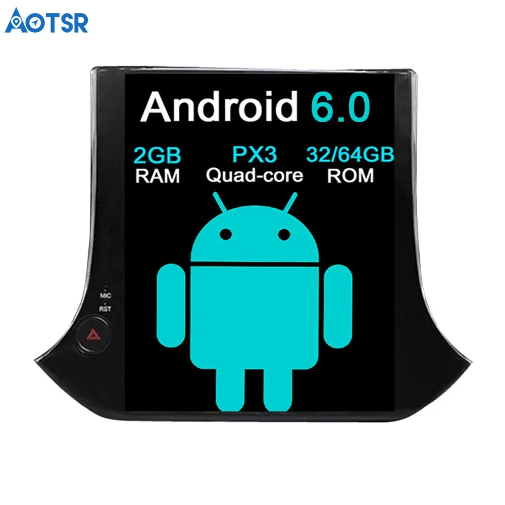 Aotsr Android 7 1 Tesla style 10 4 дюймовый автомобильный без DVD плеера GPS навигация для VW Tiguan