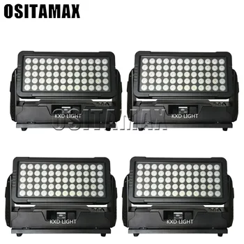 

4pcs strong powerful outdoor IP65 Flood Light outside use 60x10w dj IP65 Wall wash building lights dmx city color powercon