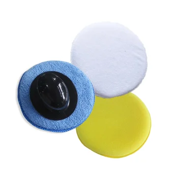 

4Pcs/Set Car Polishing Pad Wax Buffing Sponge with Handle Car Polisher Cleaning Foam Kit Handle Car Styling
