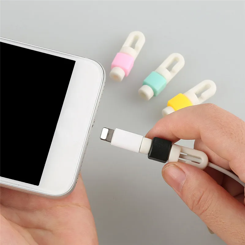 1Pc Cute Cable Winder mini Cute Earphone Headphones Data Cable