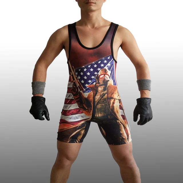 Superhero Wrestling Singlets