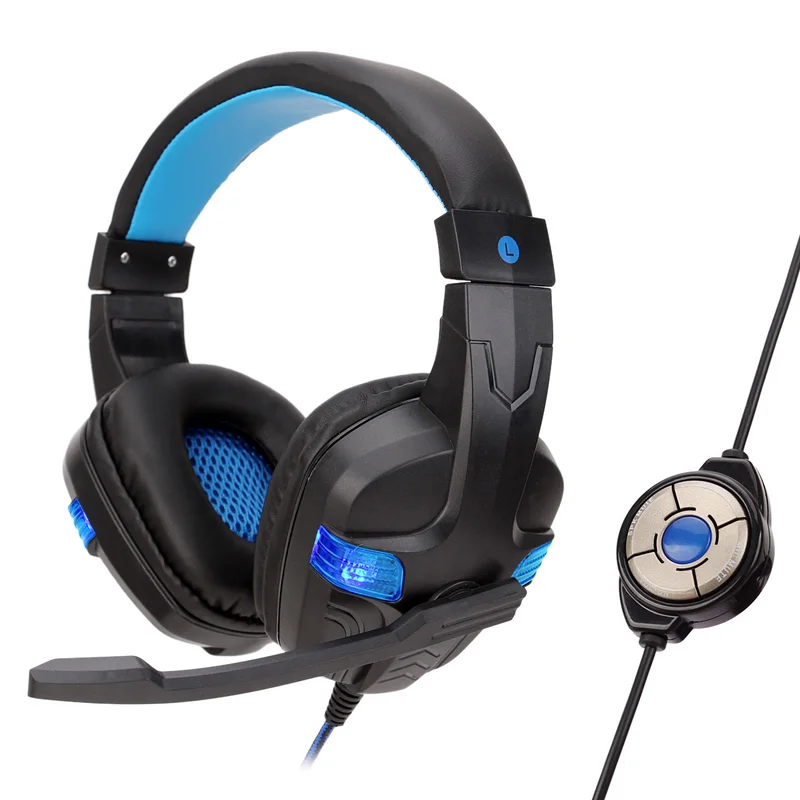 Wired USB Headphones with Micphone and LED Light High Quality Headset Noise Canceling Stereo Headphones for Pc Computer Notebook (19)