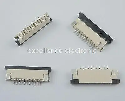

10 Pcs FPC FFC 1mm Pitch 11 Pin Drawer Type Ribbon Flat Connector Bottom Contact