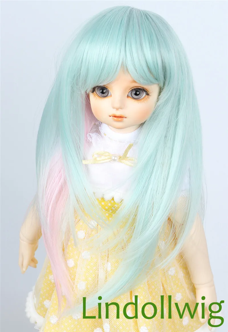 9-10 Inch 1//3 BJD Doll Wig Long Straight Hair for SD Uncle Doll Wigs