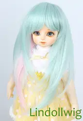 1/3 BJD парик Pullip DD SD LUT Dollfie кукла парик градиент высокой температуры волос 8-9 дюймов длинный парик