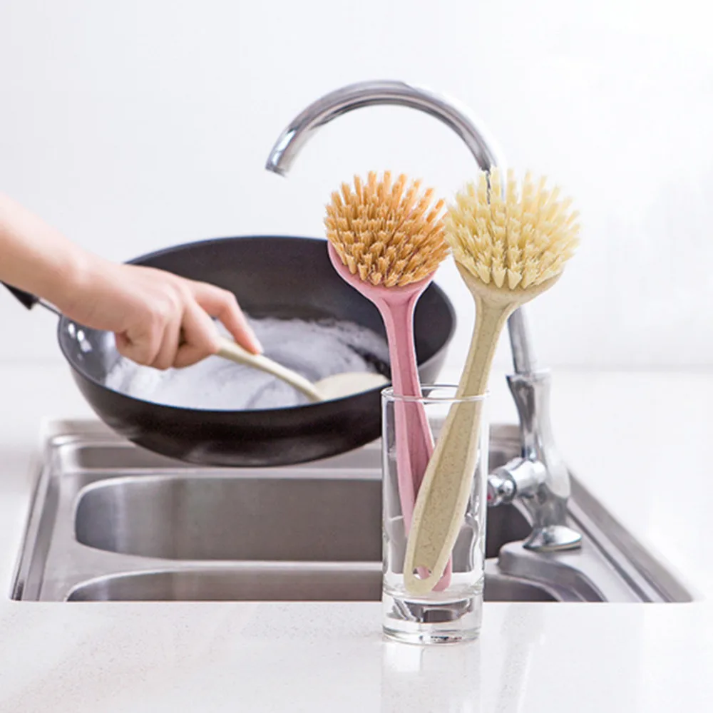

Multifunction Kitchen Cleaning Brush Long Handle Dish Washing Brush Brush plate brush pot cleaning tool kitchen supplies