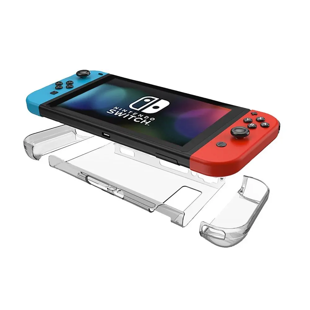 

Portable Protector Case Anti-scratch Dustproof Hard Shell Cover for Nintendo Switch Controller Shock-Absorption Transparent