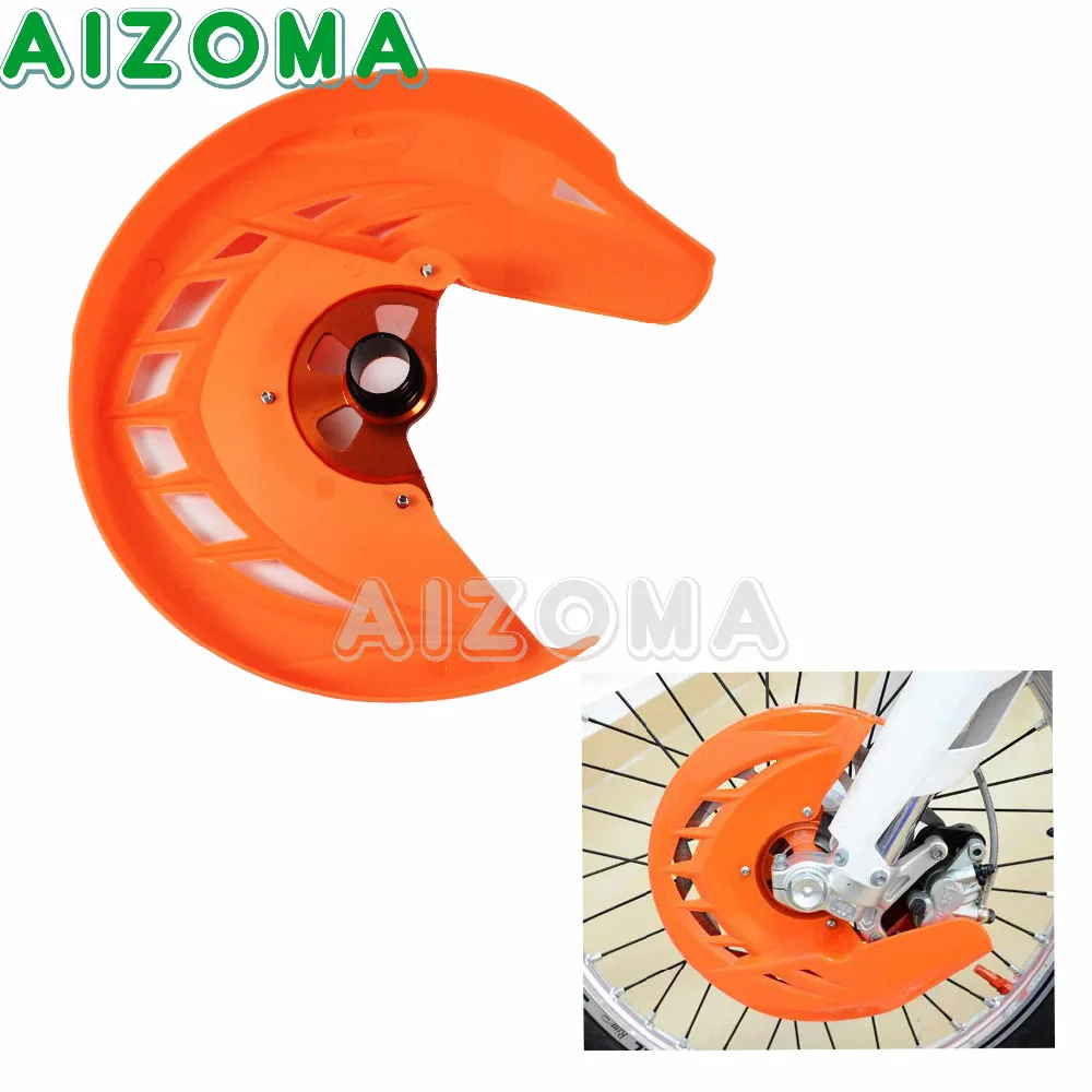 Orange Front Brake Disc Rotor Guard Cover Protector Protection For KTM SX XC EXC F 125 150 2003- Motocross Enduro Offroad