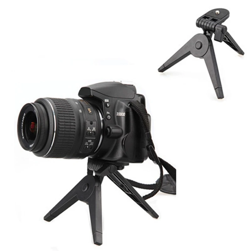 Soporte de plegable portátil Universal para cámara Canon, Nikon, DV, videocámaras, DSLR, accesorios, Correa|tripod for|foldable tripodtripod digital - AliExpress
