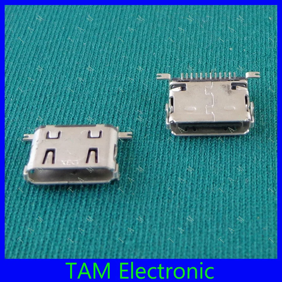 100X 12 Pin Mini Micro USB connector 12P USB Charing Connector for Samsung lenovo huawei HTC