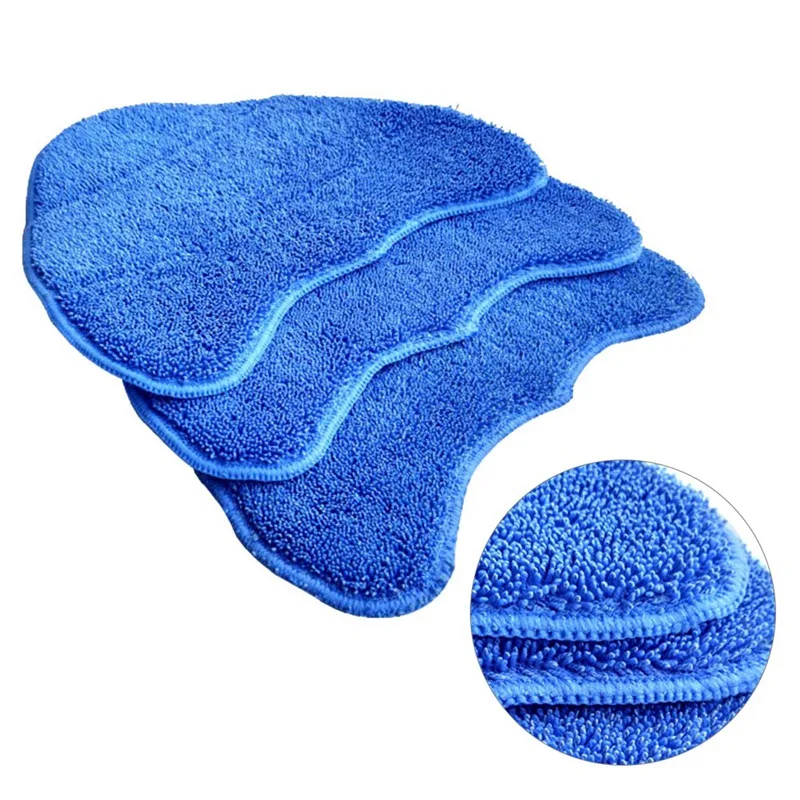 1 Pcs Replacement Washable Triangular Steam Mop Microfiber Cloth Pad