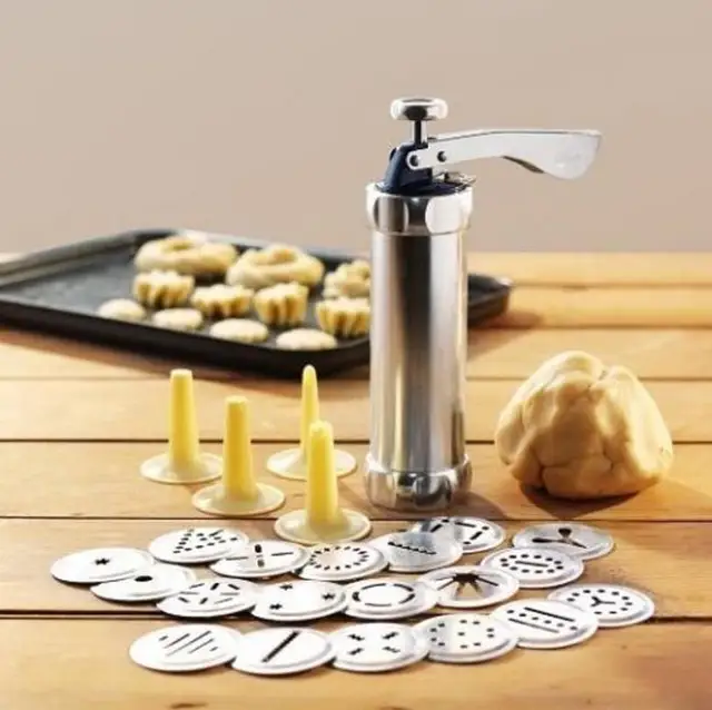 Cookies Press Cutter Baking Tools Cookie Biscuits Press Machine Kitchen