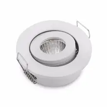 Светодиодный мини-светильник 42 мм с отверстием под шкаф Точечный светильник 3 Вт для демонстрации ювелирных изделий потолочный встраиваемый светильник 100 В-240 в белый/черный