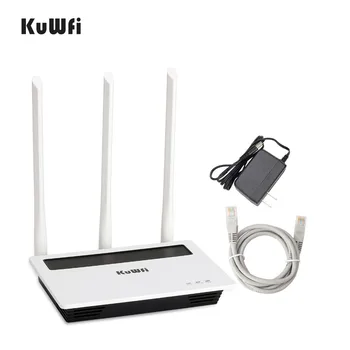 

KuWFi 300Mbps Wireless Wifi Router AP Router Wifi Repeater Wifi Extender Client AP Bridge With 3Pcs Antennas Strong Wifi Signal